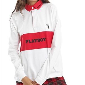 NWT playboy/joyrich red polo
